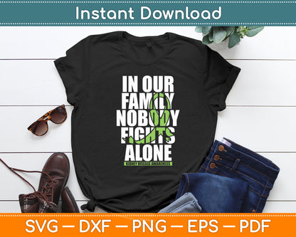 In Our Family Nobody Fights Alone Family Kidney Disease Awareness Svg Digital Cutting File
