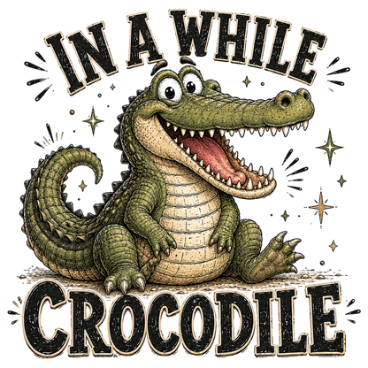 In A While Crocodile Halloween PNG