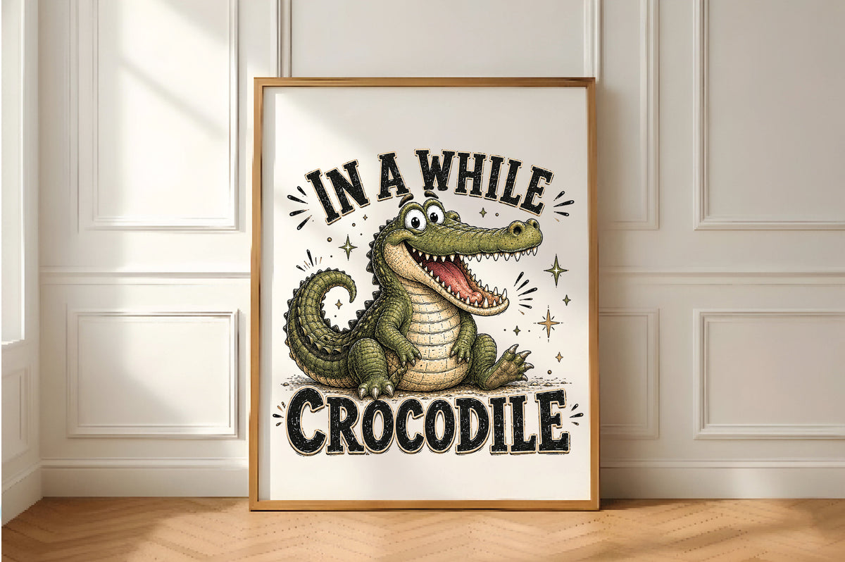 In A While Crocodile Halloween PNG