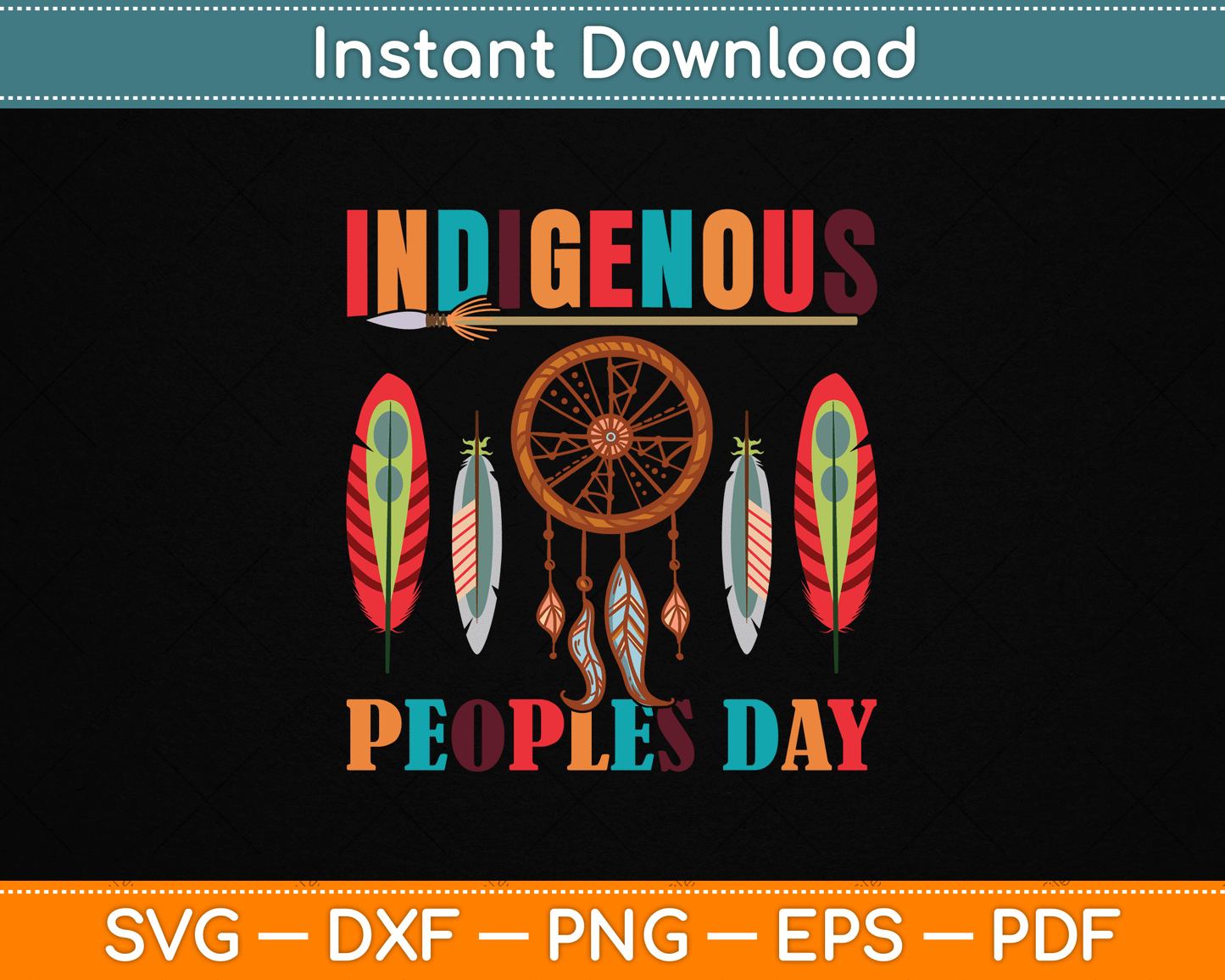 Indigenous Peoples Day for a Native American SVG Digital Cutting File