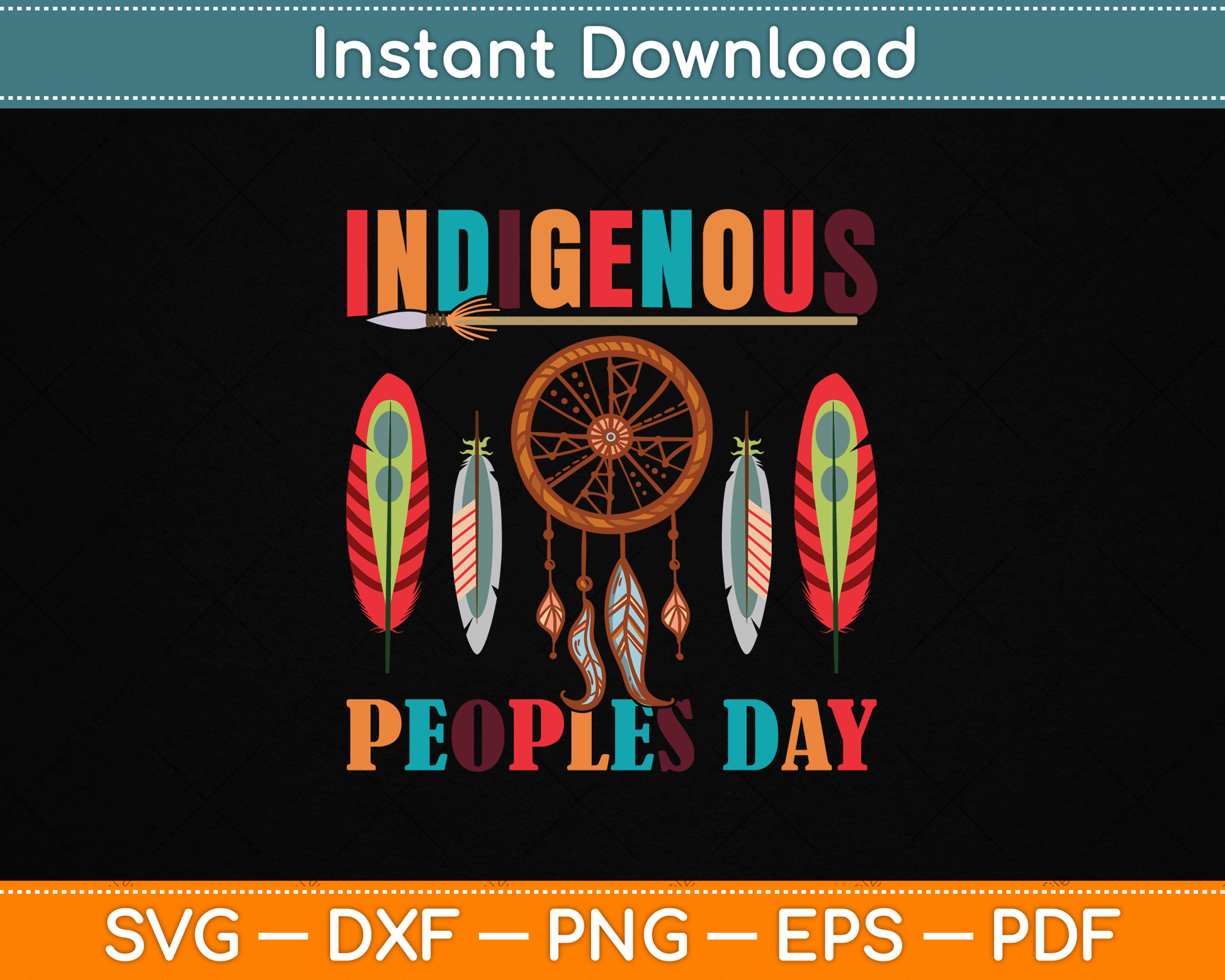 Indigenous Peoples Day for a Native American SVG Digital Cutting File