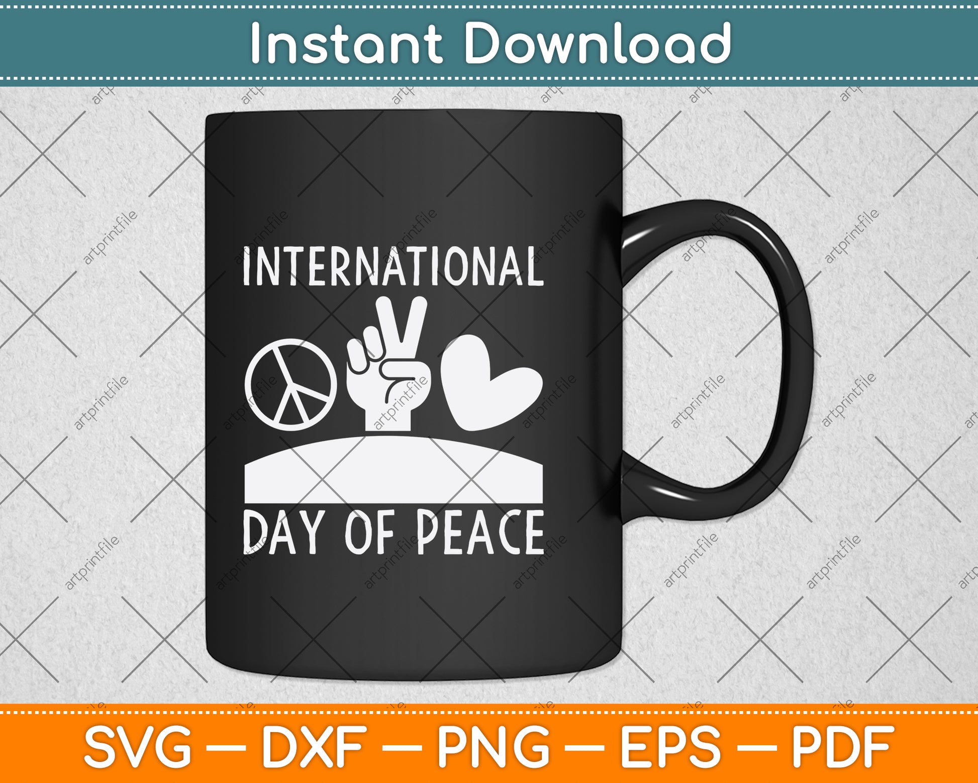 International Day Of Peace Svg Png Dxf Digital Cutting File