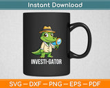 Investigator - Alligator Crime Private Detective Espionage Svg Digital Cutting File