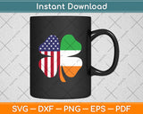 Irish American Flag Ireland Flag St Patricks Day Svg Digital Cutting File