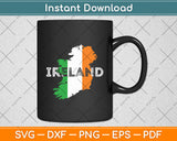 Irish Ireland Flag St Patrick's Day Svg Digital Cutting File