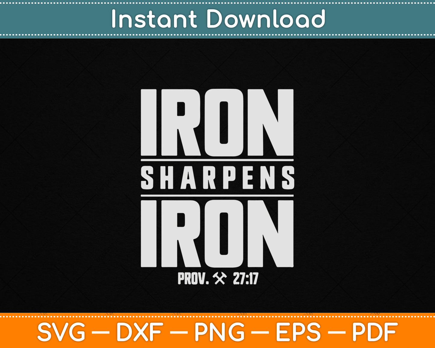 Iron Sharpens Iron Christian Men Camo Scripture Gym Workout SVG Digital Cutting File