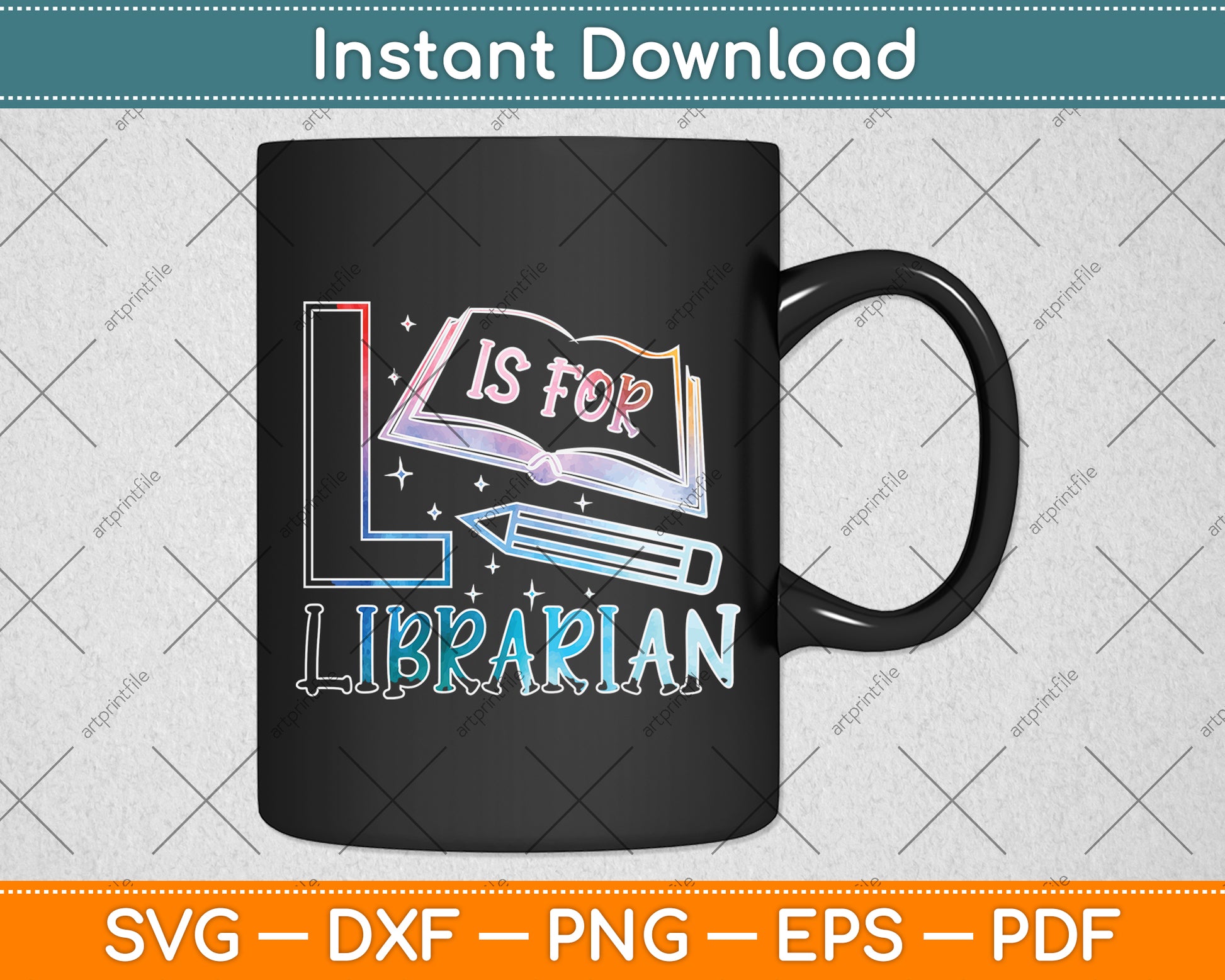 Is For Librarian Fathers Day Svg Digital Cutting File