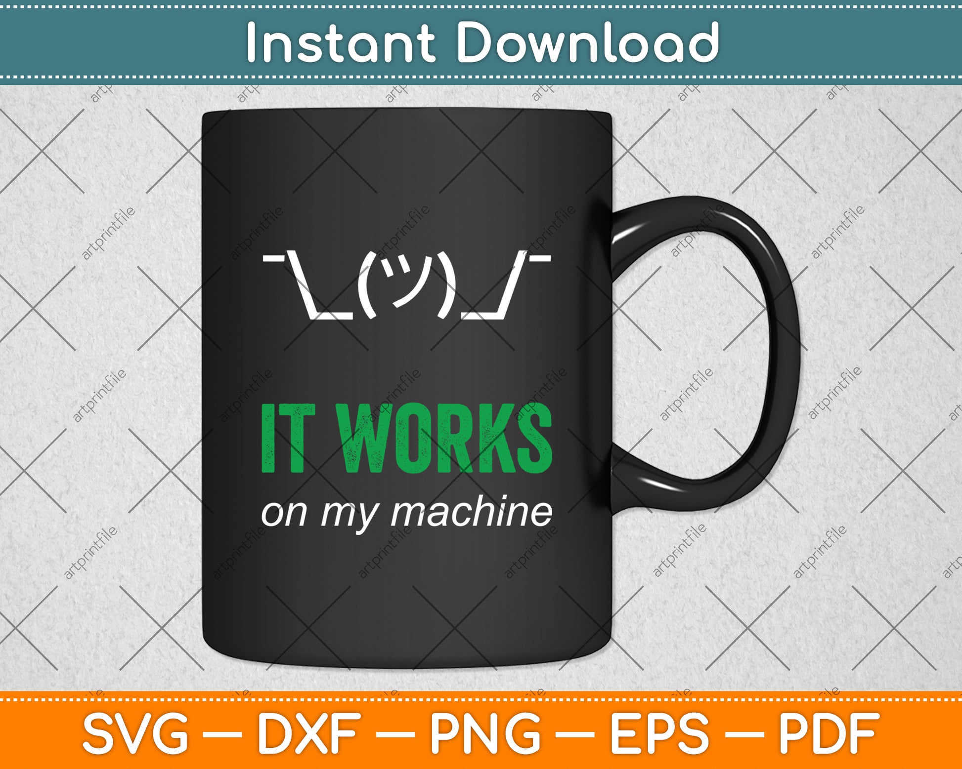 It Works On My Machine Programmer Funny Svg Digital Cutting File