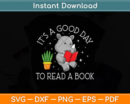 It's A Good Day To Read A Book Svg Digital Cutting File