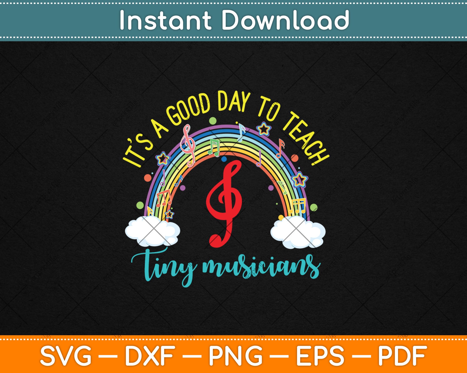 It's A Good Day To Teach Tiny Musicians Music Teacher Svg Png Dxf Digital Cutting File