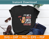 It's Not A Party Until The Wiener Comes Out - Dog Funny Svg Digital Cutting File