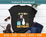 Its My Birthday Penguin Birthday Party Anniversary Svg Digital Cutting File