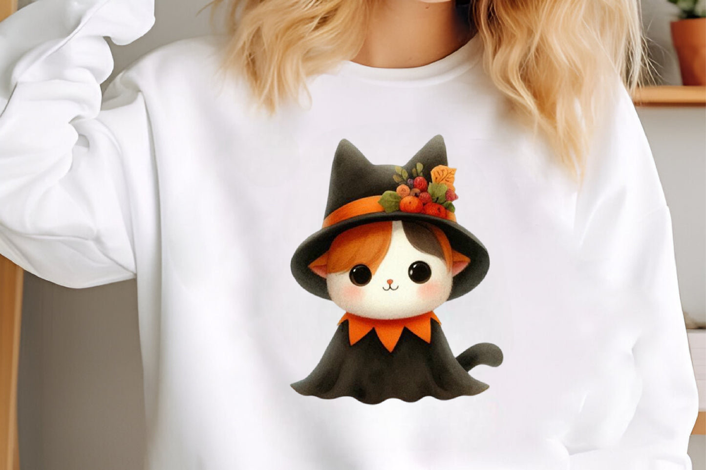 28 Halloween Animals PNG Bundle Cute Spooky Cat Fox Bunny Witch Clipart