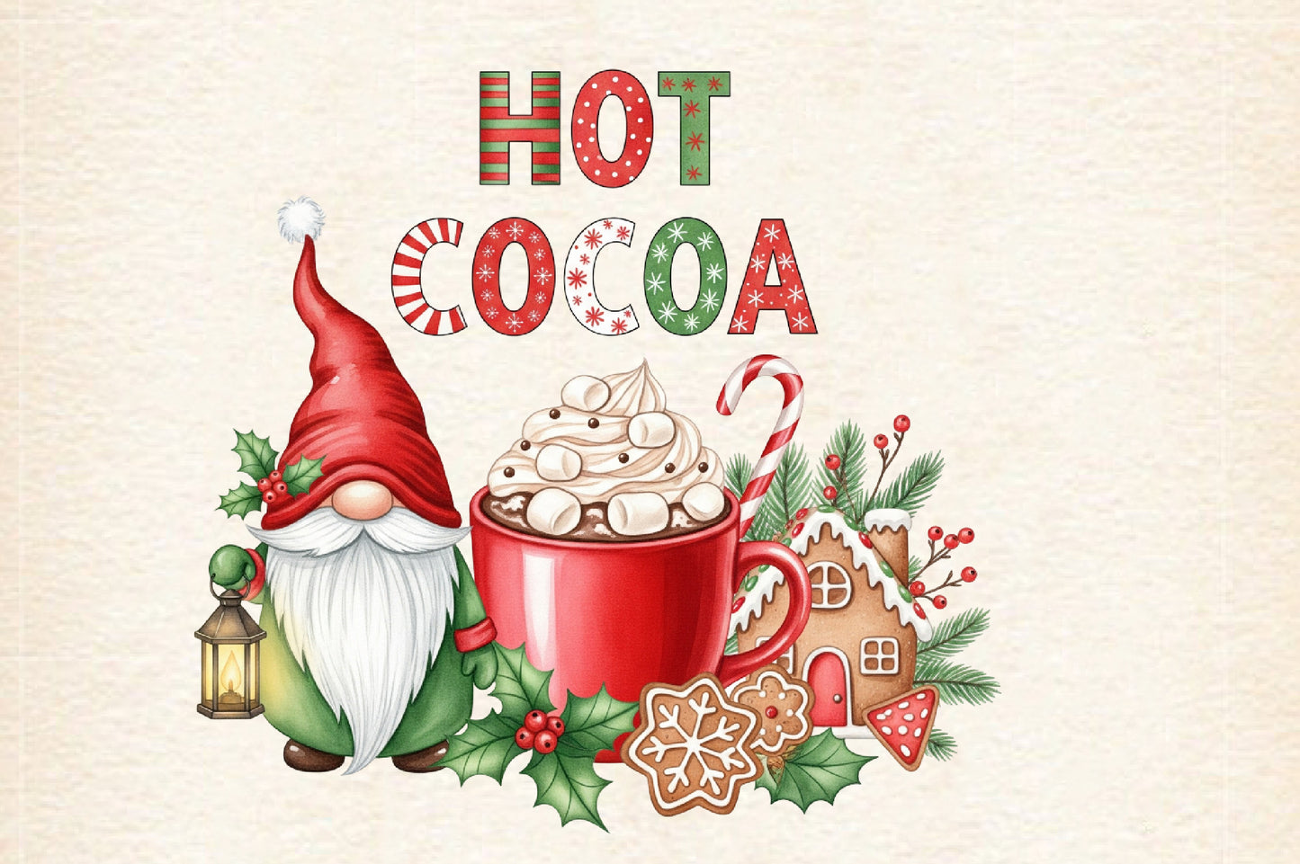 Christmas Bundle PNG | Watercolor Christmas Clipart Bundle | Holiday Sublimation PNG Collection