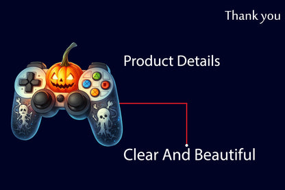 21 Watercolor Halloween Gaming Controller PNG Bundle Gamer Spooky Game Clipart