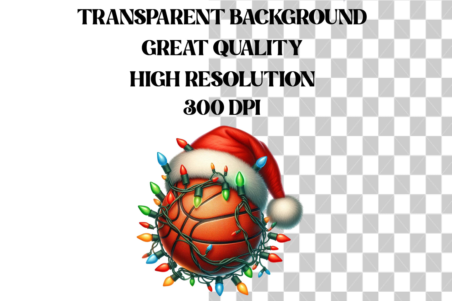 Watercolor Christmas Sports Balls Clipart PNG Bundle | Cute Holiday Basketball, Soccer & Baseball Designs