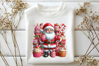 Peppermint Bakery Christmas Clipart PNG Bundle | Cute Holiday Baking, Cookies, Candy & Sweet Christmas Designs