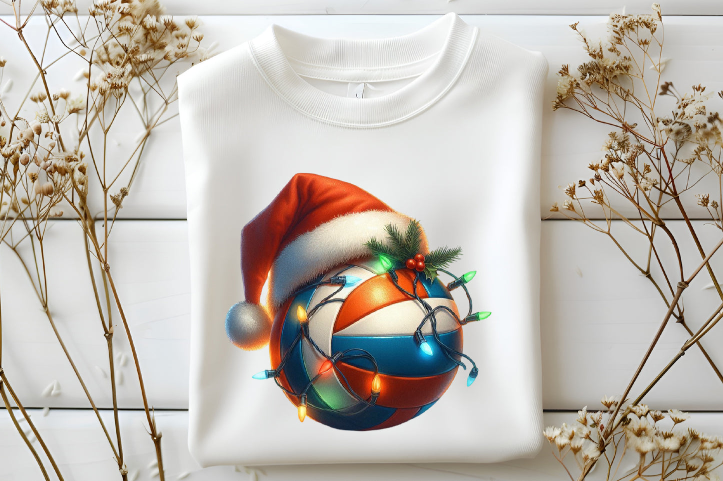 Watercolor Christmas Sports Balls Clipart PNG Bundle | Cute Holiday Basketball, Soccer & Baseball Designs
