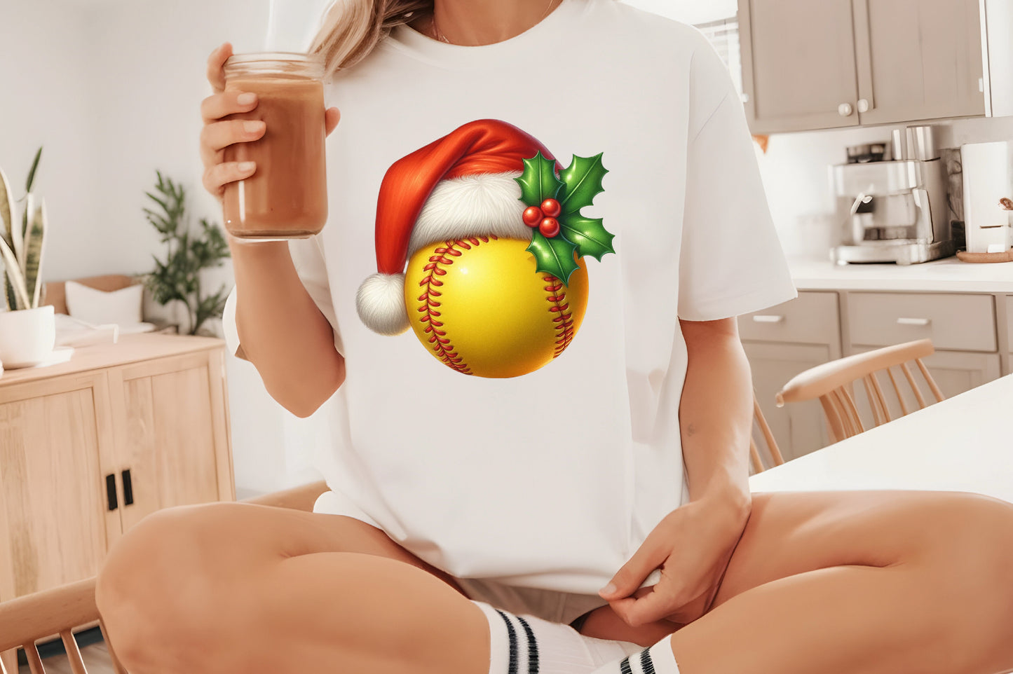 Watercolor Christmas Sports Balls Clipart PNG Bundle | Cute Holiday Basketball, Soccer & Baseball Designs