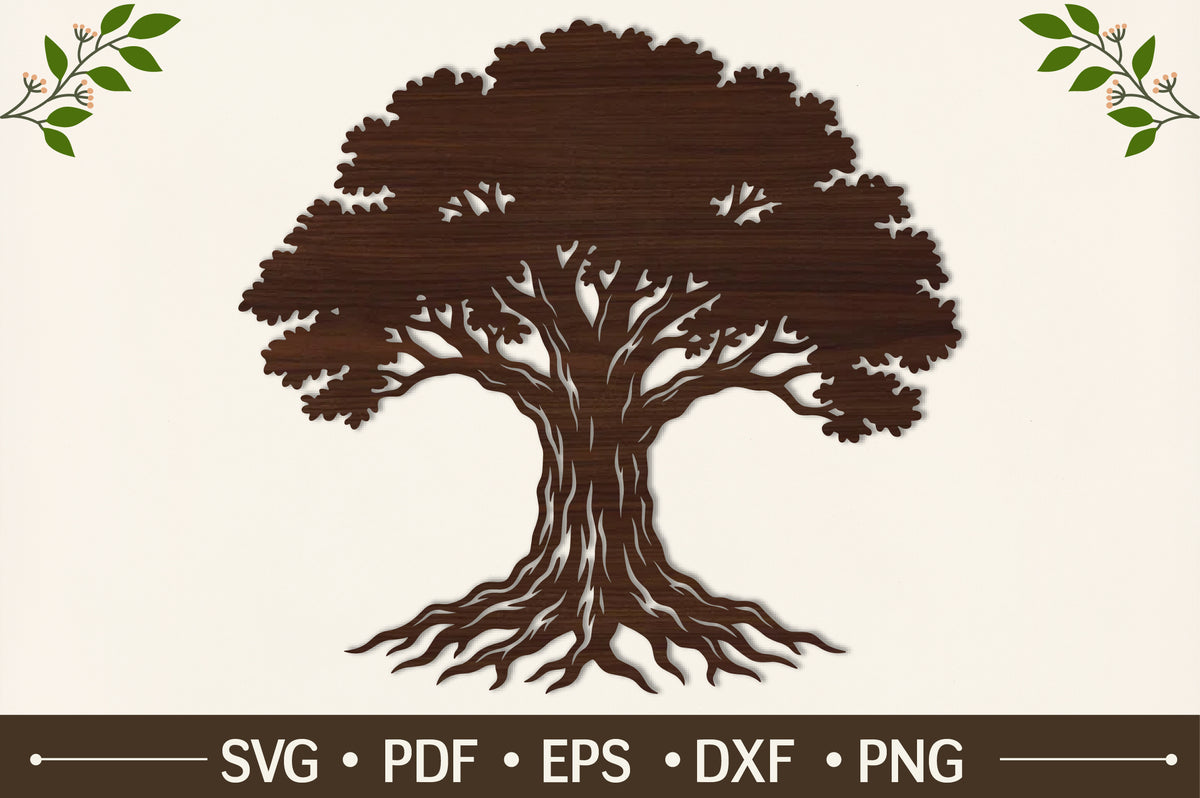 Tree of Life Laser Cut SVG