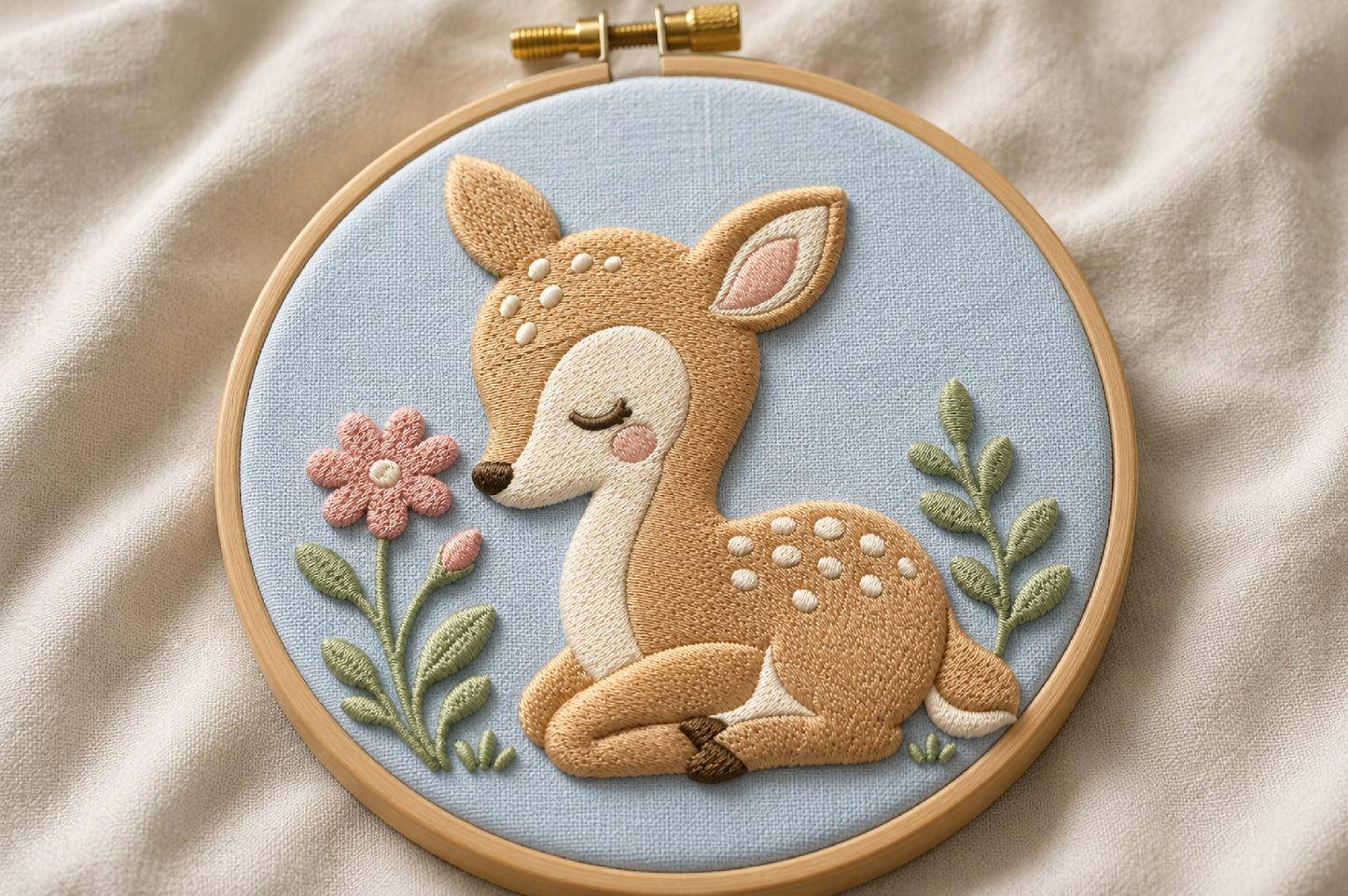 Baby Animal & Quote Embroidery Bundle – Cute Baby Animal Machine Embroidery Designs