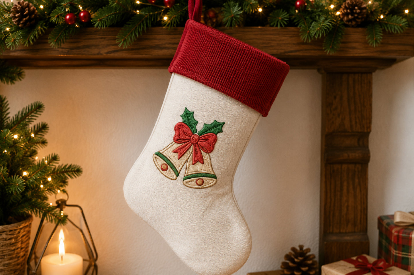 Cute Christmas Machine Embroidery Design – Adorable Holiday Machine Embroidery Pattern, Festive Christmas Embroidery Design