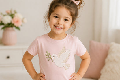 Peace Dove Embroidery Design – Elegant Dove Bird Machine Embroidery Pattern, Symbol of Peace Embroidery Design