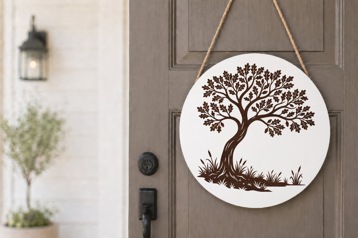 Twisted Tree Laser Cut SVG