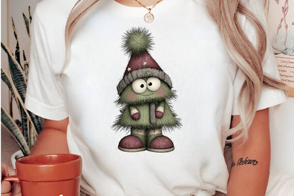 Cute Christmas Characters Clipart PNG