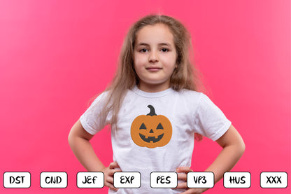 Mini Halloween Machine Embroidery Set – Cute Spooky Halloween Embroidery Designs, Small Ghost, Pumpkin, Bat & Witch Machine Embroidery