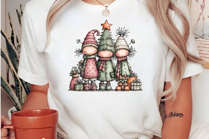 Christmas Whimsical Fairy Clipart PNG