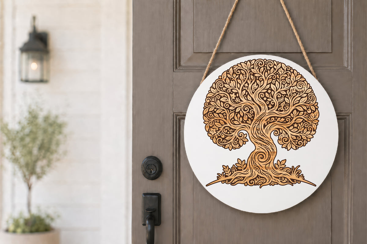Ornate Tree of Life SVG Cut File