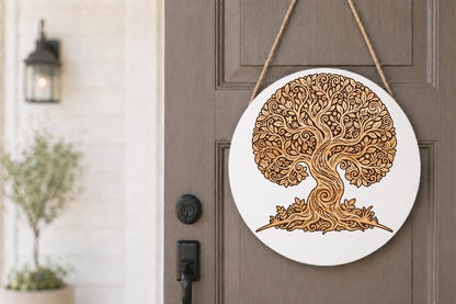 Ornate Tree of Life SVG Cut File