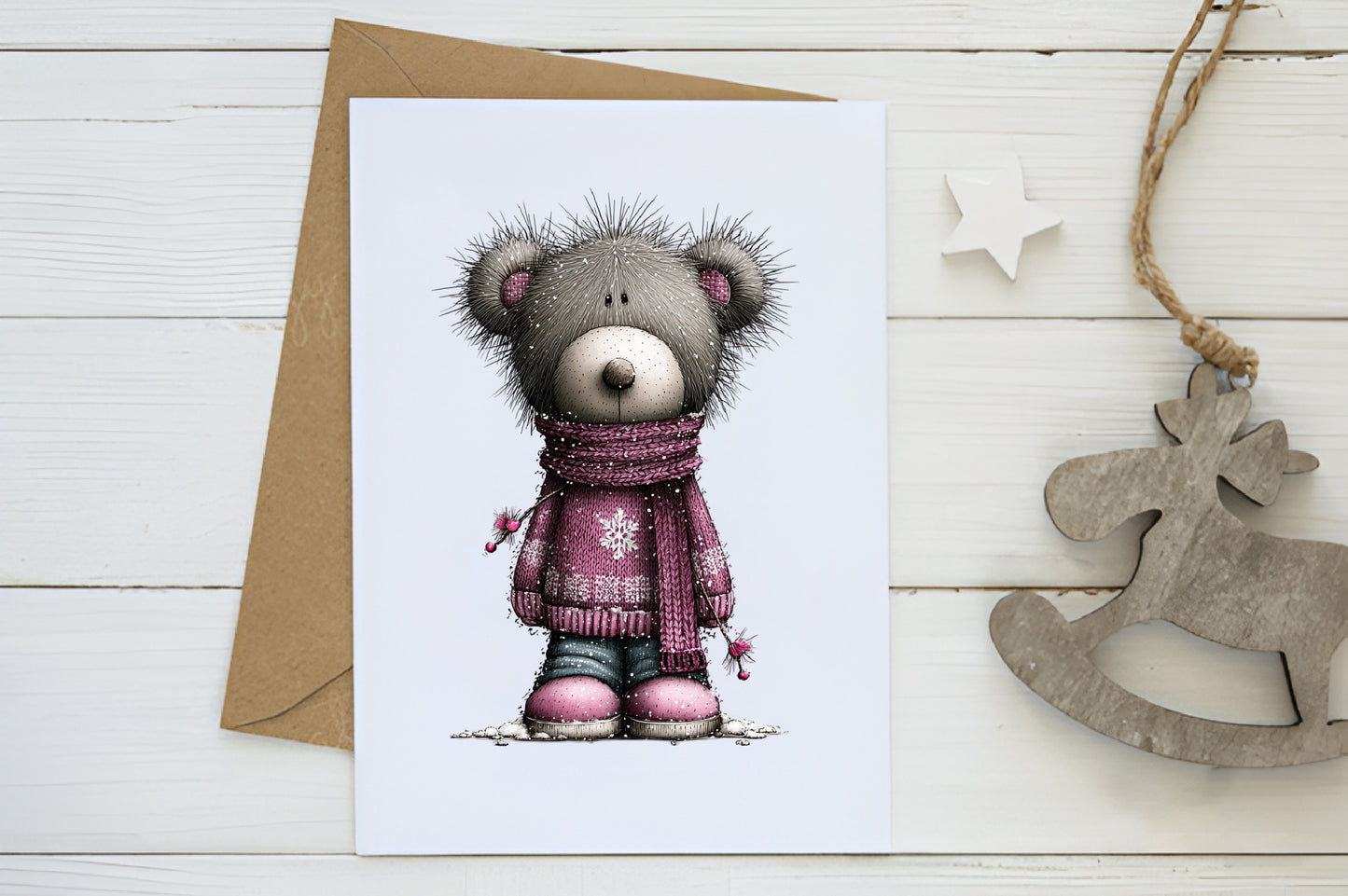 Christmas Teddy Bear Clipart PNG