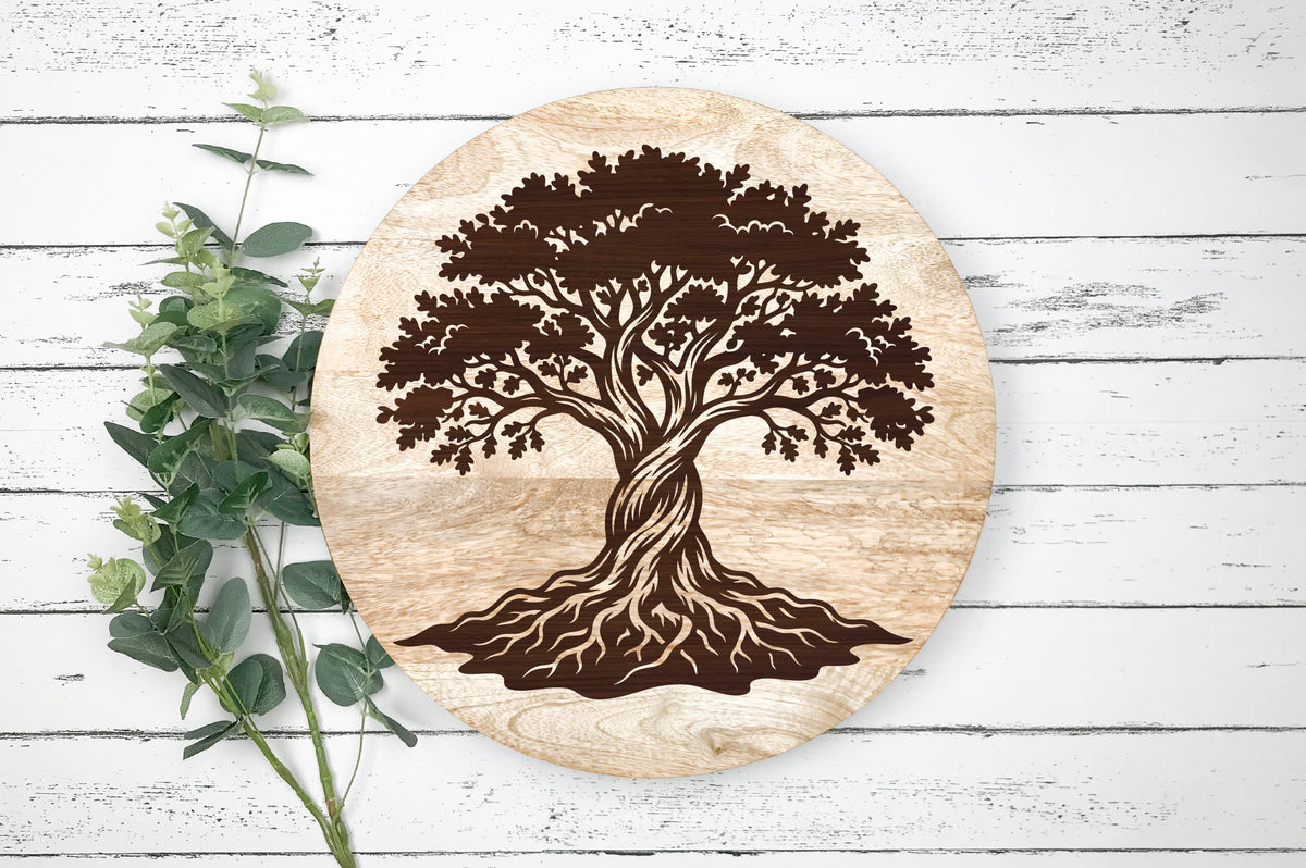 Twisted Tree Roots SVG Cut File