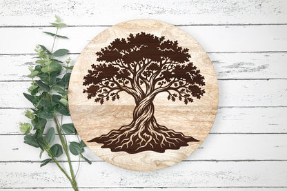 Twisted Tree Roots SVG Cut File