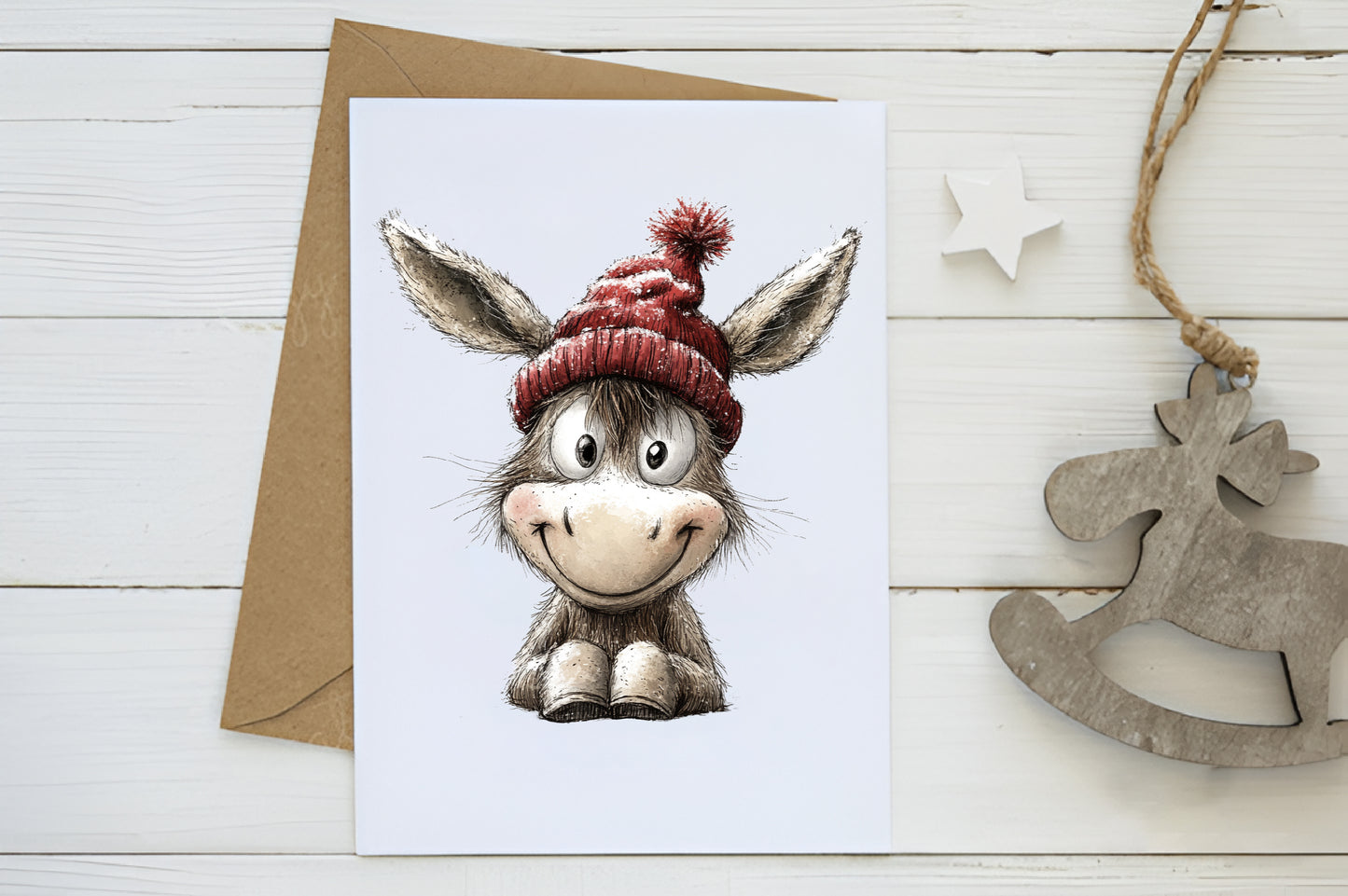 Cute Christmas Animals Clipart PNG