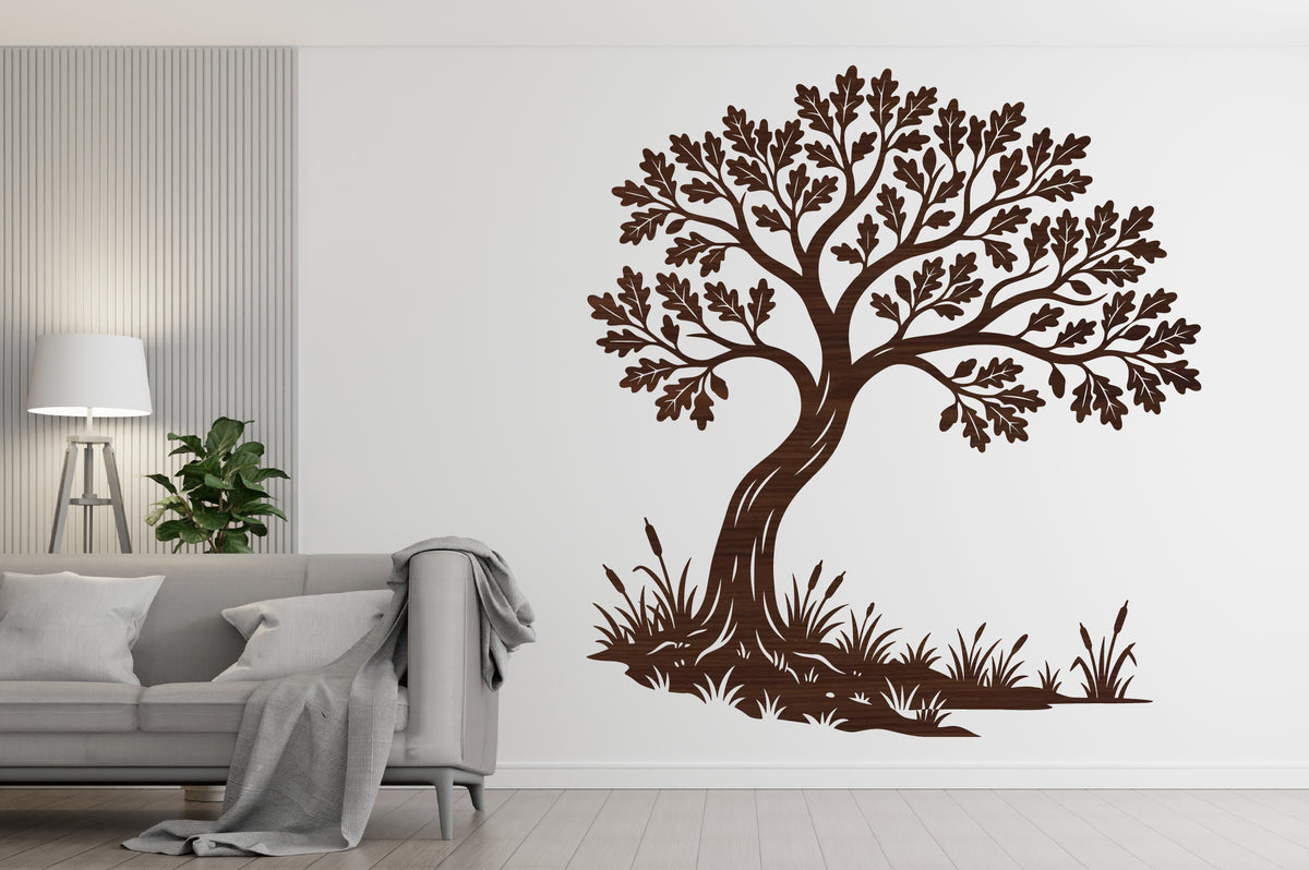 Twisted Tree Laser Cut SVG