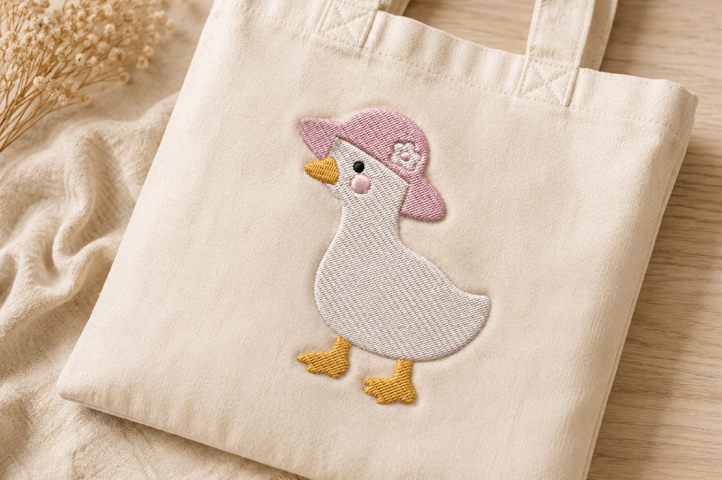 Cute Duck Machine Embroidery Bundle – Adorable Duck Embroidery Designs, Sweet Farm Bird Machine Embroidery