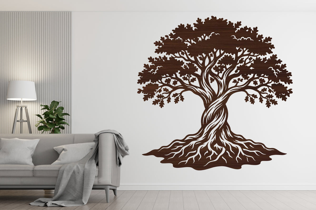 Twisted Tree Roots SVG Cut File