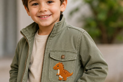 Cute T Rex Embroidery Design – Adorable Tyrannosaurus Rex Machine Embroidery Pattern, Fun Dinosaur Embroidery Design