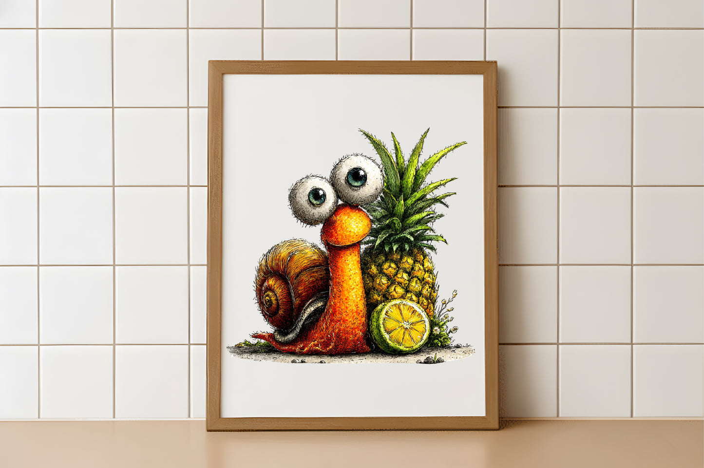 Whimsical Summer Snail PNG Bundle | Cute Snail Clipart, Tropical Flowers, Palm Trees & Summer Garden Graphics