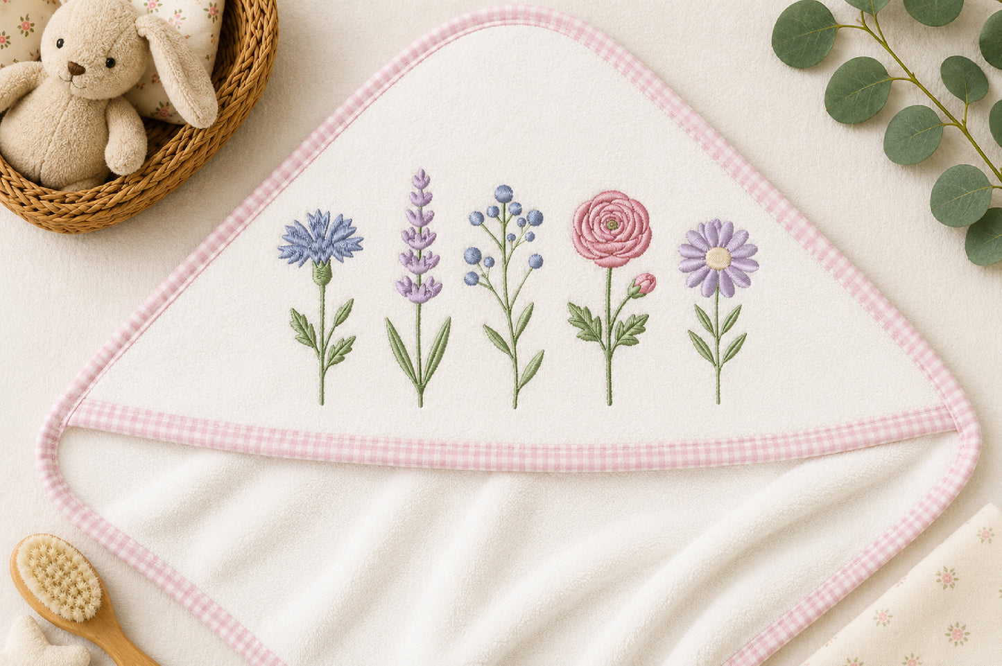 Cute Flower Embroidery Bundle – Adorable Floral Machine Embroidery Designs, Colorful Flower Embroidery