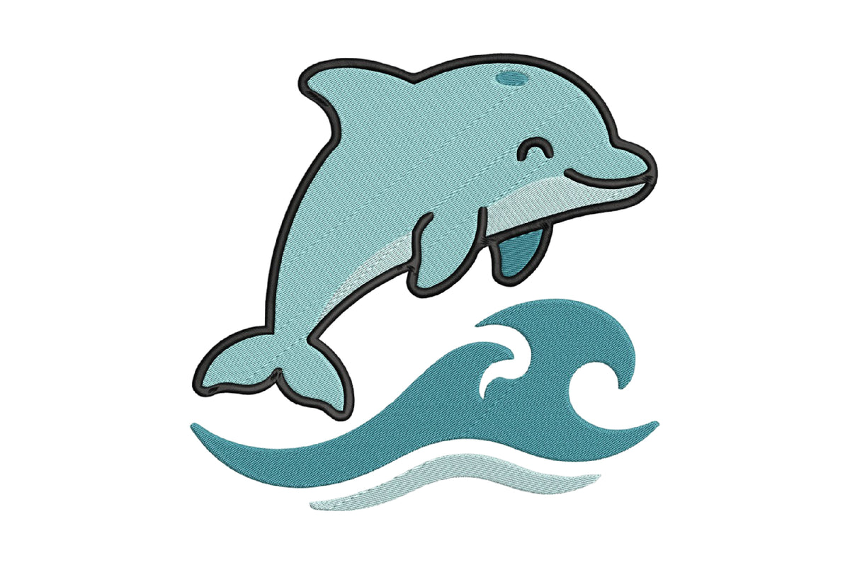Cute Shark Embroidery Design, Adorable Kawaii Shark Machine Embroidery Pattern, Playful Ocean Shark Embroidery Design