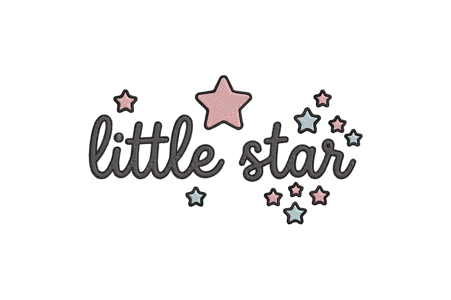 Little Star Embroidery Design, Cute Little Star Machine Embroidery Pattern, Adorable Star Embroidery Design