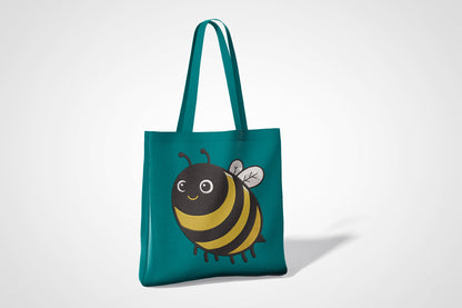 Cute Honey Bee Embroidery Design, Adorable Kawaii Bumble Bee Machine Embroidery Pattern, Cheerful Yellow and Black Honey Bee Embroidery Design
