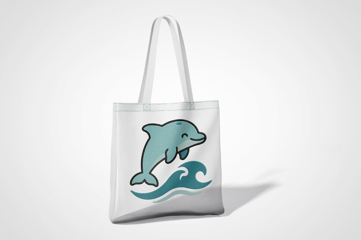 Cute Shark Embroidery Design, Adorable Kawaii Shark Machine Embroidery Pattern, Playful Ocean Shark Embroidery Design