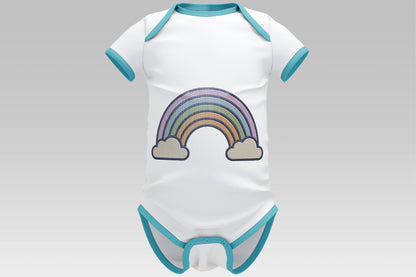 Boho Rainbow Embroidery Design