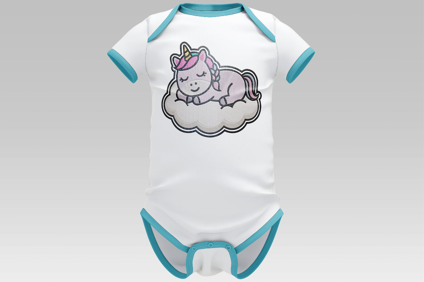 Sleeping Unicorn Embroidery Design, Cute Unicorn Machine Embroidery Pattern, Adorable Sleeping Unicorn Embroidery Design