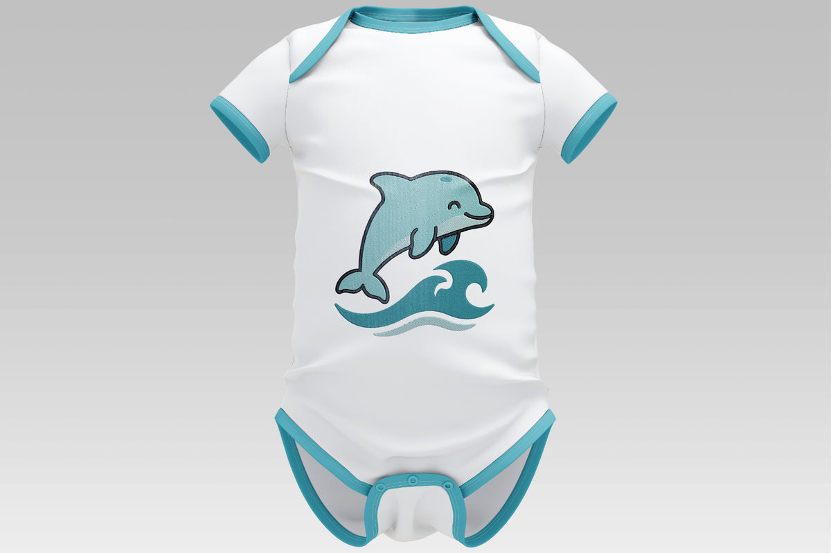 Cute Shark Embroidery Design, Adorable Kawaii Shark Machine Embroidery Pattern, Playful Ocean Shark Embroidery Design